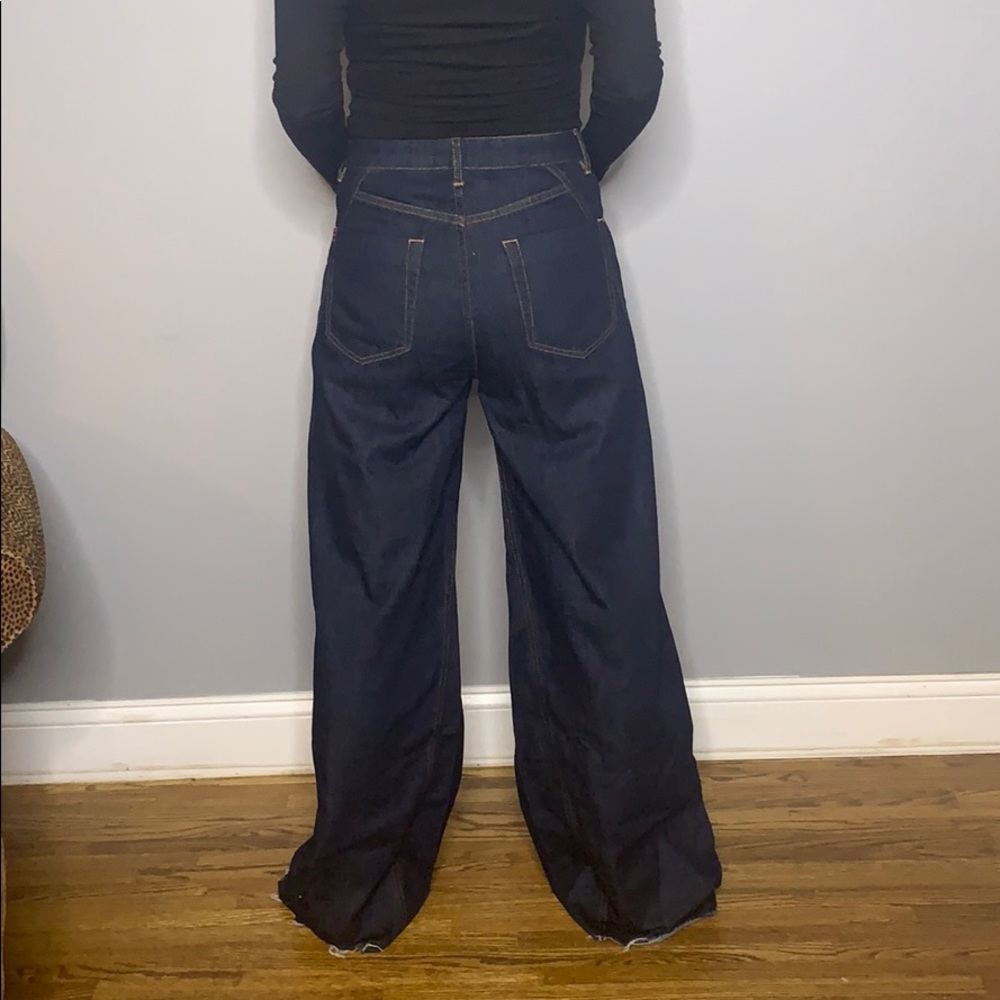 BDG EXTRA Wide Leg Dark Denim High Waist Jean - Picture 2 of 8